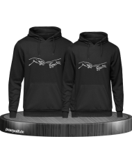 Michelangelo: Die Erschaffung Adams schwarz