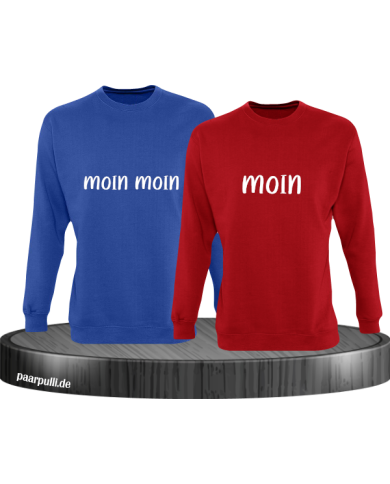 Moin Moin blau rot Moin Moin blau rot