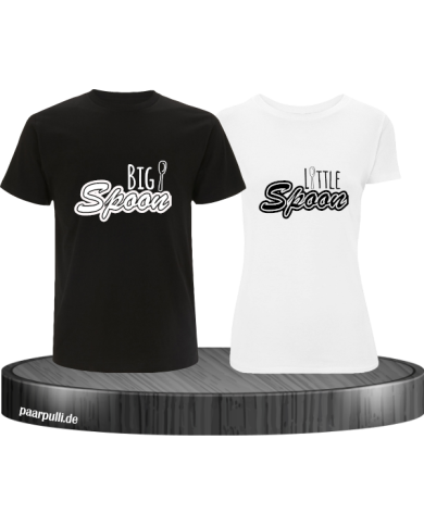 Big und Little Spoon schwarz weiß Big und Little Spoon schwarz weiß
