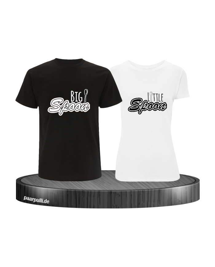 Big und Little Spoon schwarz weiß