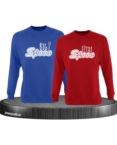 Big und Little Spoon blau rot Big und Little Spoon blau rot