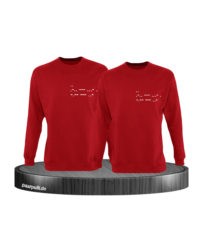 I Love you Morsecode rot