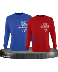 Me + You Couple Sweatshirt
