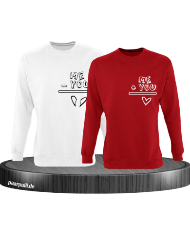 Me + You rot weiß Me + You rot weiß