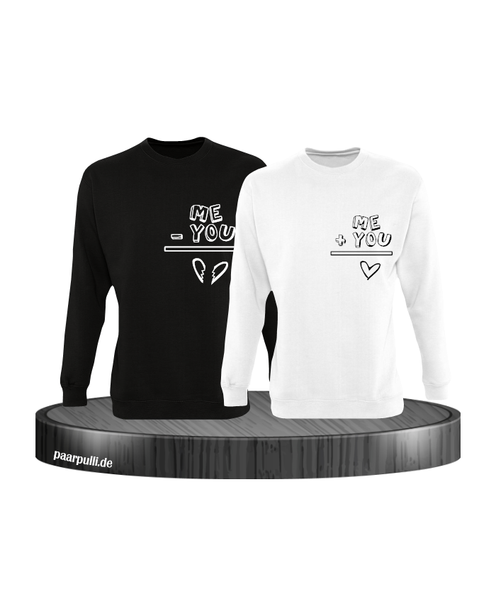 Me + You schwarz weiß