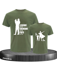 My Hero My Dad khaki