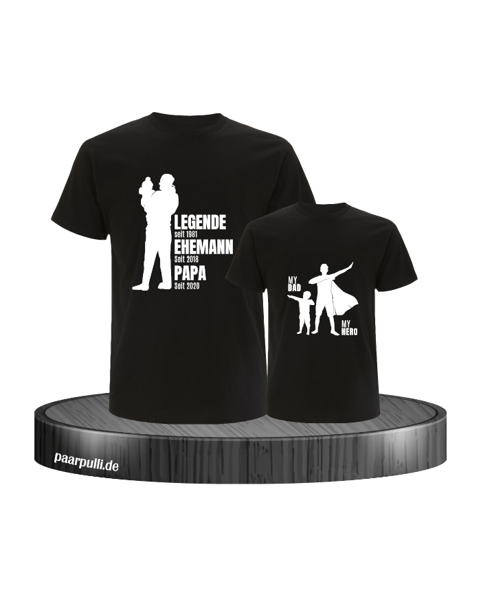 My Hero My Dad schwarz