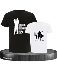 My Hero My Dad schwarz weiß