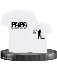 Papa der Superheld weiß