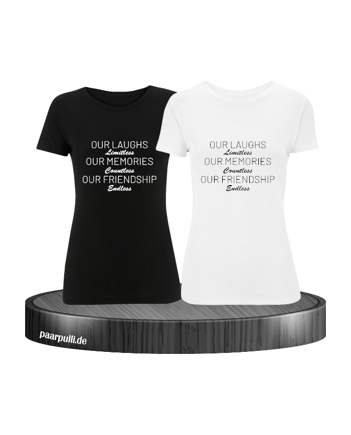 Our friendship schwarz weiß