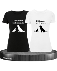 Different but Friends schwarz weiß