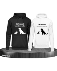 Different but Friends schwarz weiß