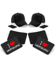 I Love Hamburg Cappy für Pärchen