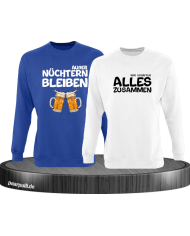 Wir schaffen alles Sweatshirts in Partnerlook