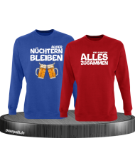 Wir schaffen alles Sweatshirts in Partnerlook