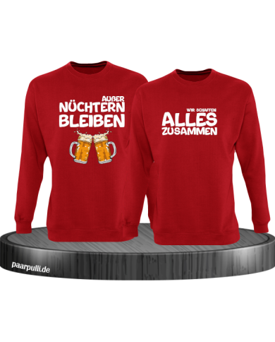 Wir schaffen alles Sweatshirts in Partnerlook Wir schaffen alles Sweatshirts in Partnerlook