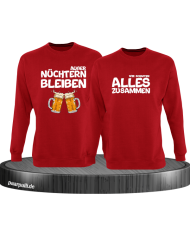 Wir schaffen alles Sweatshirts in Partnerlook