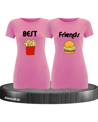 Best Friends Burger Pommes rosa Best Friends Burger Pommes rosa