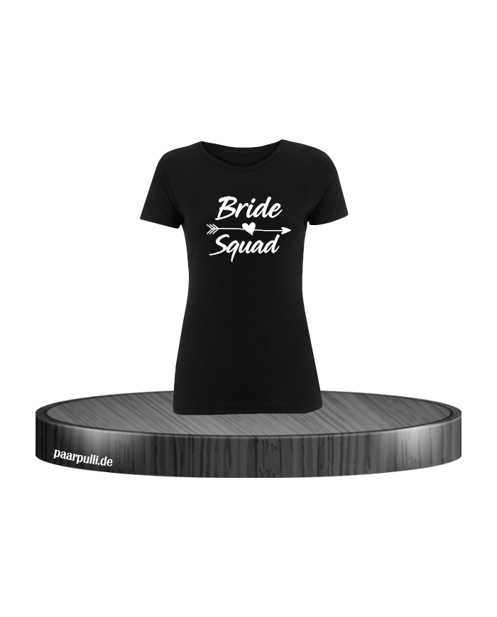 Bride Squad Damen T-Shirt in Größe L