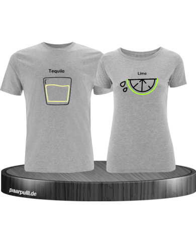 Tequila und Lime Pärchen T-Shirt Tequila und Lime Pärchen T-Shirt