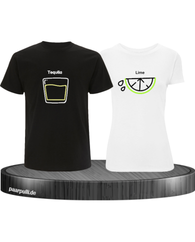 Tequila und Lime Pärchen T-Shirt Tequila und Lime Pärchen T-Shirt
