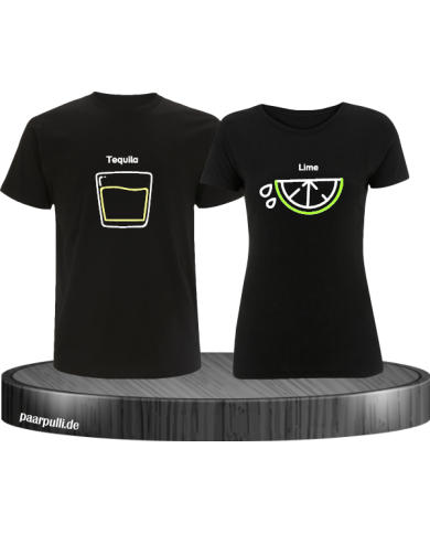 Tequila und Lime Pärchen T-Shirt Tequila und Lime Pärchen T-Shirt
