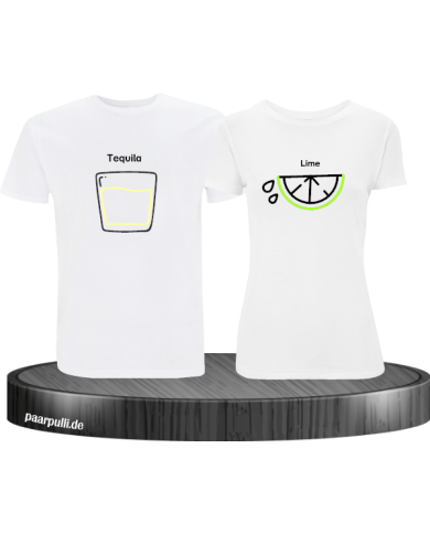 Tequila und Lime Pärchen T-Shirt Tequila und Lime Pärchen T-Shirt