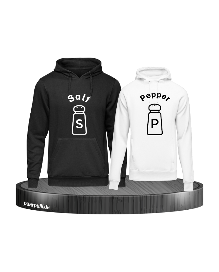Salt and Pepper Pärchen Hoodie