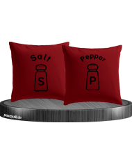 Salt and Pepper Kissenbezüge Set