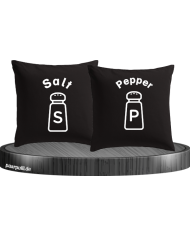 Salt and Pepper Kissenbezüge Set