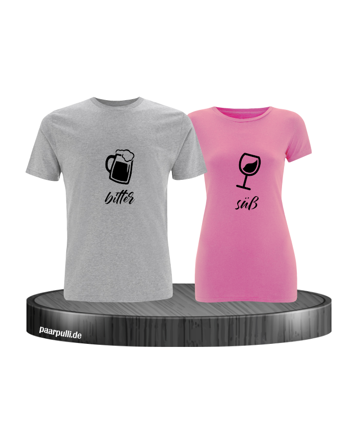 Bitter Süße Liebe Pärchen Shirt