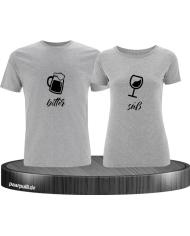 Bitter Süße Liebe Pärchen Shirt