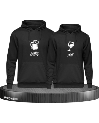 Bitter Süße Liebe Pärchen Hoodie Bitter Süße Liebe Pärchen Hoodie