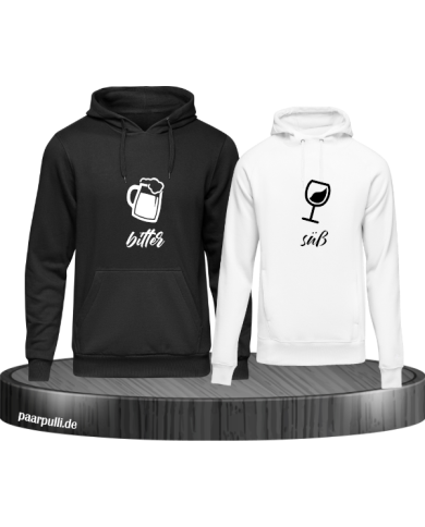 Bitter Süße Liebe Pärchen Hoodie Bitter Süße Liebe Pärchen Hoodie