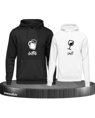 Bitter Süße Liebe Pärchen Hoodie