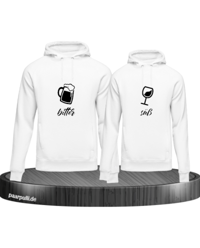 Bitter Süße Liebe Pärchen Hoodie Bitter Süße Liebe Pärchen Hoodie