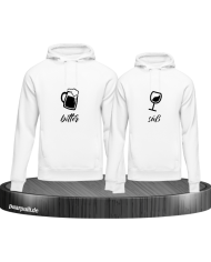 Bitter Süße Liebe Pärchen Hoodie