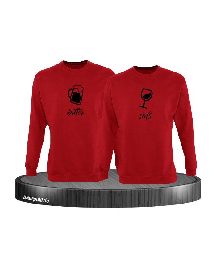 Bitter Süße Liebe Partnerlook Sweatshirt