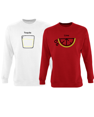 Tequila and Lime Partnerlook Sweatshirt Tequila and Lime Partnerlook Sweatshirt