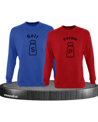 Salt and Pepper Partnerlook Sweatshirt Salt and Pepper Partnerlook Sweatshirt
