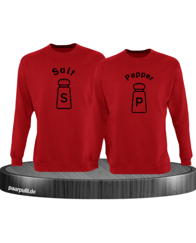 Salt and Pepper Partnerlook Sweatshirt Salt and Pepper Partnerlook Sweatshirt