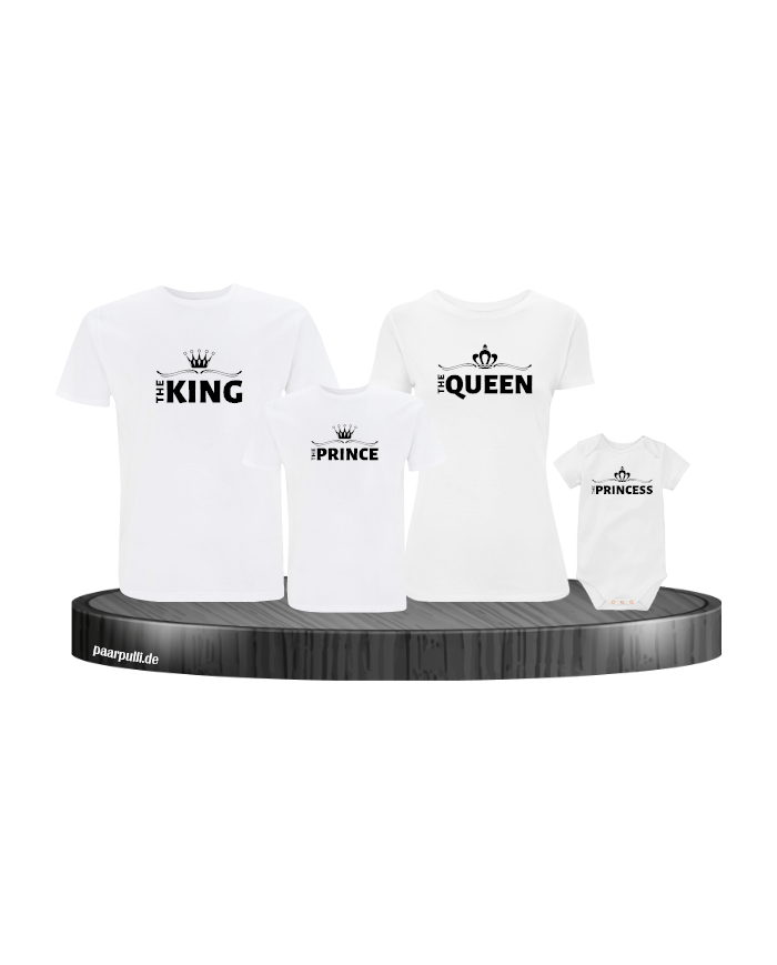 King Family 4er Familienset Weiß