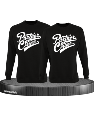 Partner in Crime Pärchen Sweatshirt schwarz
