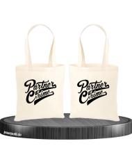 Partner in Crime Liebe Jutebeutel Set