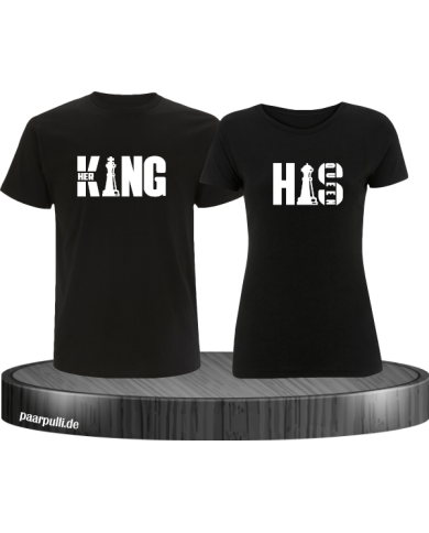 Her King His Queen Pärchen T-Shirt Her King His Queen Pärchen T-Shirt