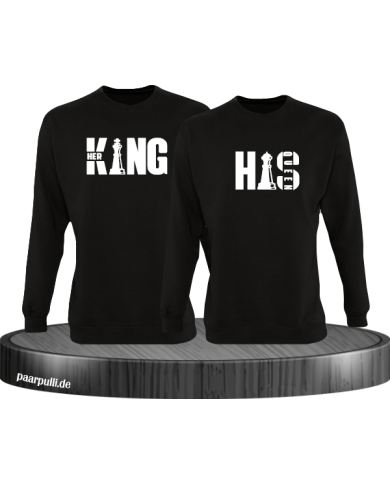Her King His Queen Sweatshirt Schwarz Her King His Queen Sweatshirt Schwarz