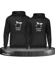 Partner in Wine Hoodie schwarz