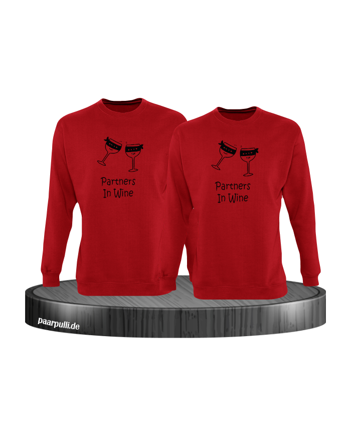 Partner in Wine Sweatshirt rot