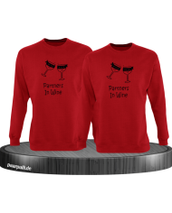 Partner in Wine Sweatshirt rot