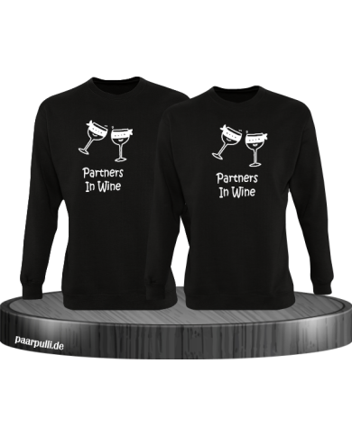 Partner in Wine Sweatshirt schwarz Partner in Wine Sweatshirt schwarz
